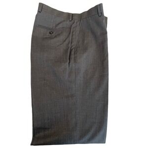Joseph Abboud men's wool "Survival Pants" in charcoal gray.